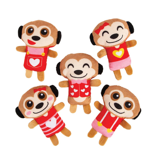 Valentine Mini Meerkat Plush - Toys - 50 Pieces