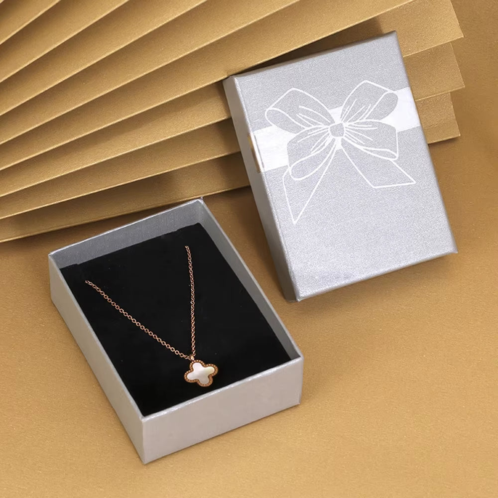 I Love You Heart Rose Gift Box for Women Girlfriend Christmas Gifts 2023 New in Fashion Romantic Necklace Ring Jewelry Box